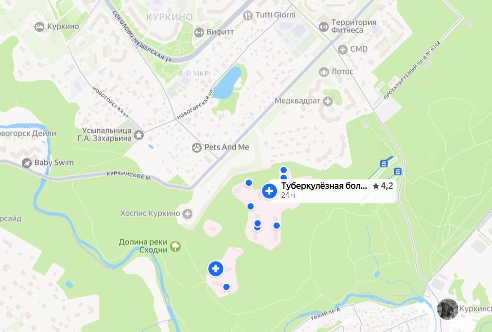 Морг городской клинической туберкулёзной больницы № 3 им. Г.А. Захарьина
